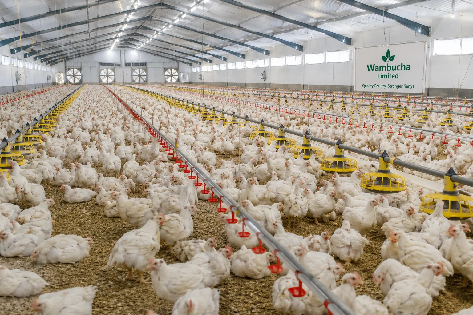 Large-scale modern poultry house
